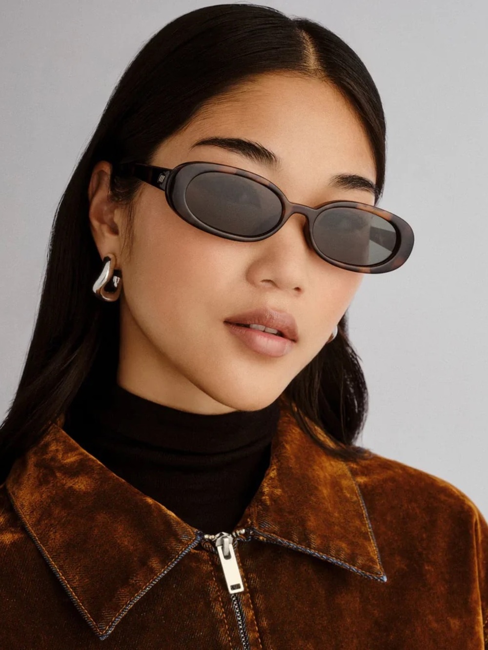 Le Specs Outta Love Sunglasses, Tort Green